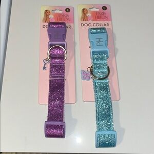 Paris Hilton Glitter Dog Collar Set of 2